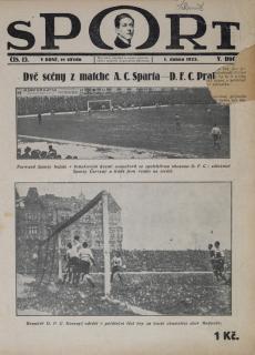 Časopis SPORT, č. 13, 1925