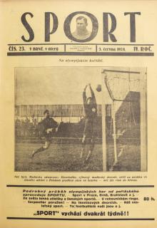 Časopis SPORT, č. 23, 1924