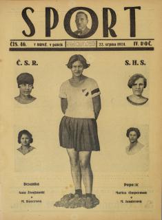 Časopis SPORT, č. 46, 1924