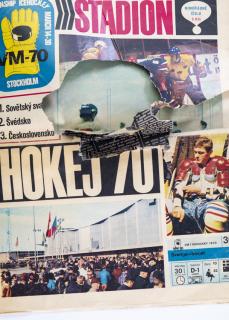 Časopis STADION, mimořádné číslo, Hokej, WM Stockholm, 1970 III
