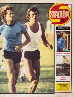 Časopis STADION, ročník 25, 23.VIII..1977 číslo 34