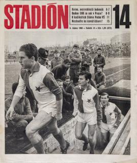 Časopis STADION, ročník XIV, 6.IV.1966, číslo 14