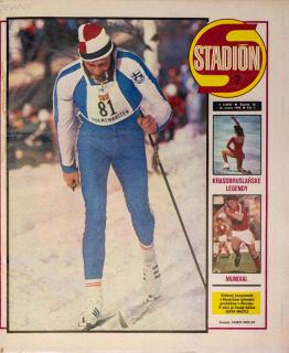 Časopis STADION, ročník XXI, 16.II.1982, číslo 7