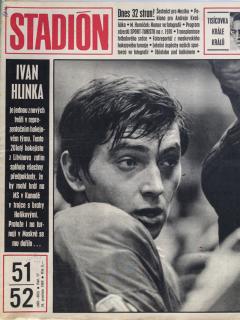 Časopis STADION, ročník XXII, 18. XII. 1969, číslo 51/52
