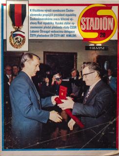 Časopis STADION, ročník XXIII, 13.V.1976, číslo 20