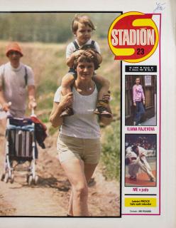 Časopis STADION, ročník XXIX, 9.VI.1981, číslo 23