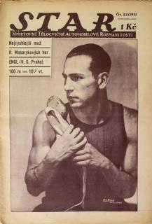 Časopis STAR,  ENGL - nejrychlejší muž,  Č. 33 (283), 1931
