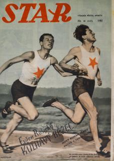 Časopis STAR,  Evžen Rošický, kulhavý běžec,  Č. 28 (643), 1938