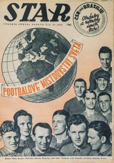 Časopis STAR, Fotbalové mistrovství světa ( 639 ), 1938