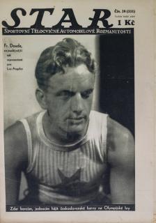 Časopis STAR,  Fr. Douda, nejnadějnější náš representant pro Los Angeles,  Č. 29 (331), 1932