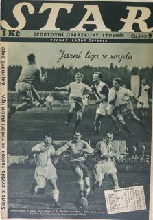 Časopis STAR,  Jarní liga se rozjela  Č. 9 (467), 1935