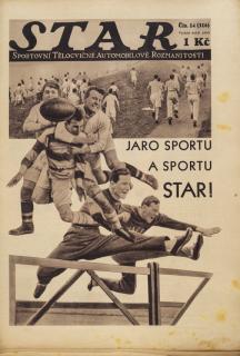 Časopis STAR, Jaro sportu a sportu STAR č. 14 ( 316 ), 1932