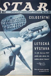 Časopis STAR, Letecká výstava Č. 23 ( 586 ), 1937