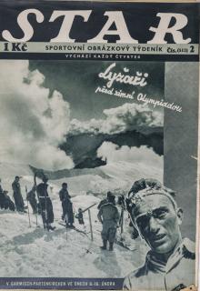 Časopis STAR, Lyžaři před zimní olympiádou Č. 2 ( 512 ), 1936