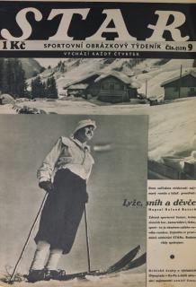 Časopis STAR, Lyže , sníh a děvče Č. 9 ( 519 ), 1936
