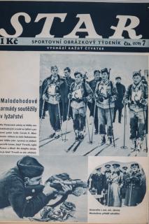 Časopis STAR, Malodohodové armády soutěžily v lyžařství  Č. 7 ( 570 ), 1937