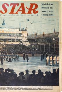 Časopis STAR, MS v hockeyi,  Č. 8 (623), 1938