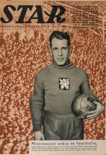 Časopis STAR, MS ve footballu. Plánička opět kapitánem. č. 21 ( 636 ), 1938