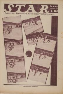 Časopis STAR, Naši hockeyisté na filmovém pásu Č. 9 ( 311 ), 1932