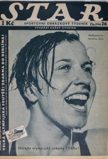 Časopis STAR, Olympiáda Berlín Č. 26 ( 536 ), 1936