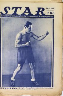 Časopis STAR,  Petr Hanna, box, Č. 7 (205), 1930