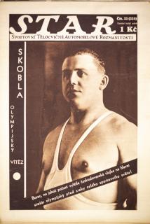 Časopis STAR  Skobla olympijský vítěz. Č. 33 ( 335 ), 1932