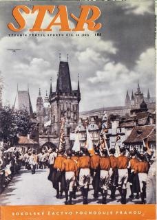 Časopis STAR, Sokolské žactvo pochoduje Prahou č. 26 ( 641 ), 1938
