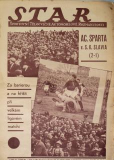 Časopis STAR,  Sparta v. Slavia, Č. 19 (269), 1931