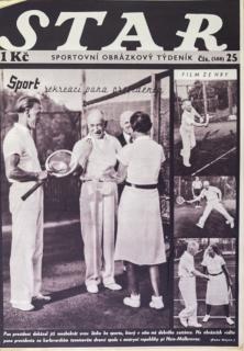 Časopis STAR, Sport rekreací pana prezidenta Č. 25  ( 588 ), 1937