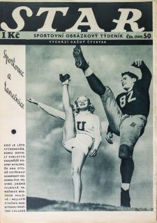 Časopis STAR, Sportovec a tanečnice č. 50 ( 650 ), 1936