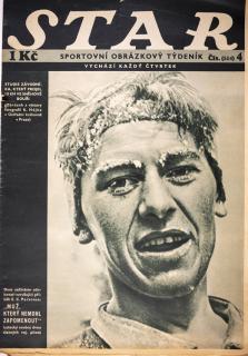Časopis STAR Studie závodníka, který projel 18 km ve sněhové bouři. Č. 4 ( 514 ), 1936