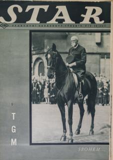 Časopis STAR, TGM  ..Sbohem č. 37 ( 600 ), 1937