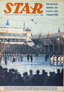 Časopis STAR, Toto číslo je památníkem mistrovství světa v hockeyi Č. 8  ( 623 ), 1938