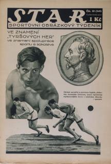 Časopis STAR, Ve znamení  " Tyršových her "  Č. 38 (340), 1932