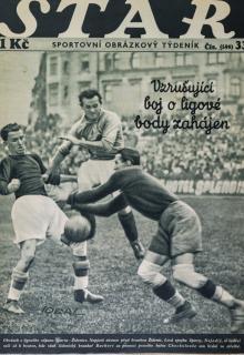 Časopis STAR, Vzrušující boj o ligové body zahájen  Č. 33  ( 596 ), 1937