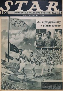 Časopis STAR, XI. Olympijské hry v plném proudu  č. 32 ( 542 ), 1936