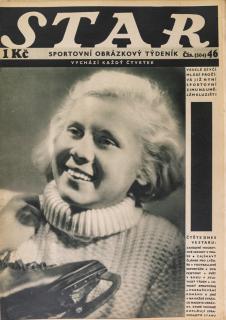 Časopis STAR, Zahájení hockeyové sezony v Praze č. 46 ( 504 ), 1935