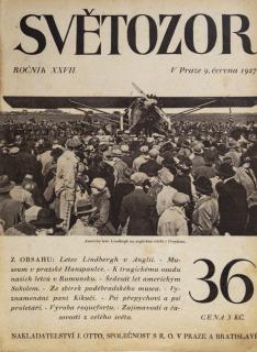 Časopis Světozor, č. 36, 1927