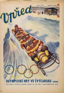 Časopis Vpřed, Nastává doba ledního hockeye, 1947