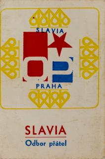 Členská legitimace Odbor přátel SLAVIA  roku 1987