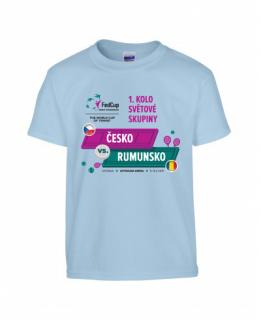 Dětské tričko FED CUP 2019, CZE x ROU Velikost: 134