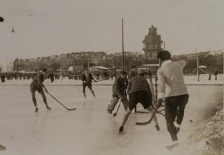 Dobová fotografie BZK vs. SK.Slavia Praha, 1924, 10