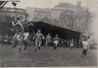 Dobová fotografie , přebor Prahy, žáci, 1959