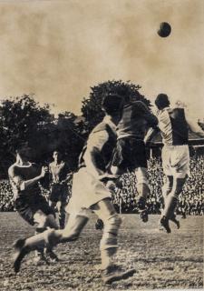 Dobová fotografie Rapid Wien v. Slavia Prag, 1939