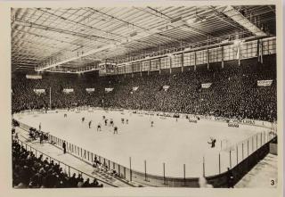 Dobové foto hokej, MS  Stockholm, stadion, 1963 (3)