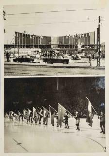 Dobové foto hokej, MS Sverige, Isstadion Stockholm, 1963 (2)