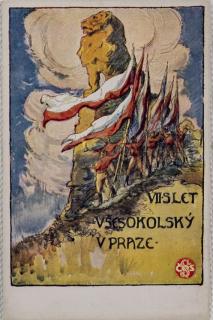 Dopisnice - VII. slet všesokolský v Praze, DO K. Nejedlého, 1920