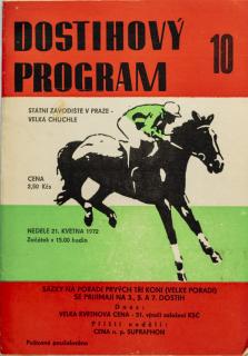 Dostihový program č. 10, 1972