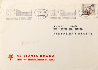 FDC-CELISTVOST  SK SLAVIA PRAHA , NF