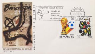 FDC Copa Mundial de Futbol, Espana, 1982